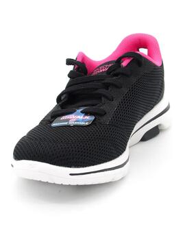 Deportivo Skechers 124155/BKHP negro/rosa mujer