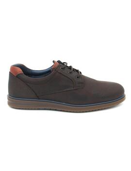 Zapato Leyland 1620 marrón cordón para hombre