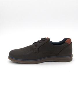 Zapato Leyland 1620 marrón cordón para hombre