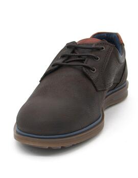 Zapato Leyland 1620 marrón cordón para hombre