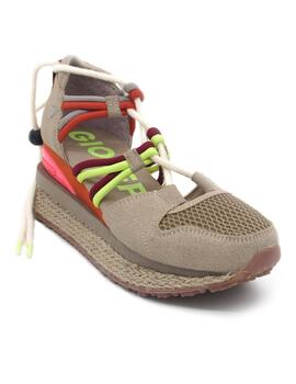 Deportivo Gioseppo 69028 beige para mujer