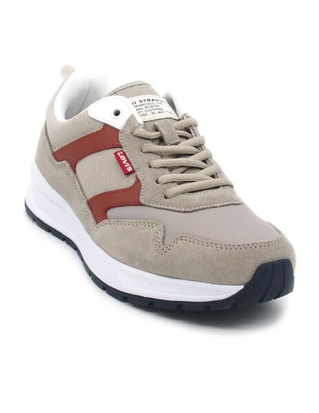 Deportivo Sneakers beige para hombre