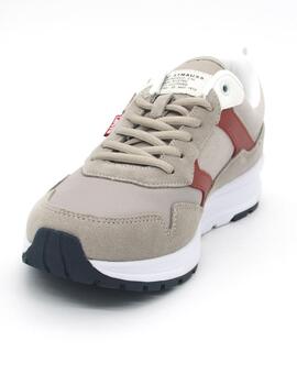 Deportivo Sneakers Levis beige para hombre