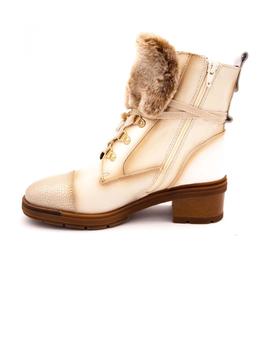 Botín HISPANITAS Mujer Piel Beige Cordón HI87864