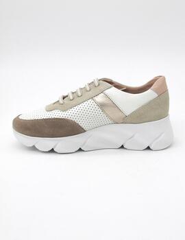 Zapato 24HRS 25653 taupe/beige para mujer