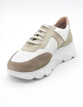 Zapato 24HRS 25653 taupe/beige para mujer