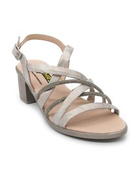 Sandalia 24 HRS 25681 taupe para mujer