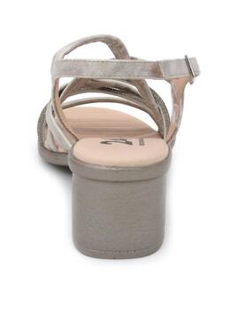 Sandalia 24 HRS 25681 taupe para mujer