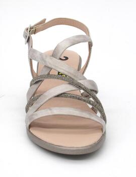 Sandalia 24 HRS 25681 taupe para mujer