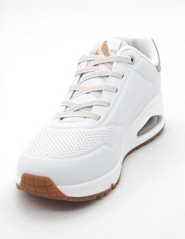 Deportivas Skechers 155196/WHT blanco/dorado mujer