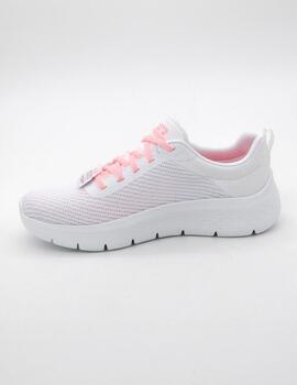 Deportivas Skechers Alani blanco/rosa para mujer