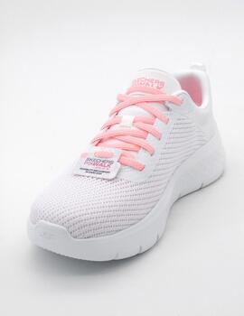 Deportivas Skechers Alani blanco/rosa para mujer