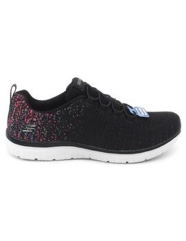 Deportivas Skechers Virtue negro y rosa