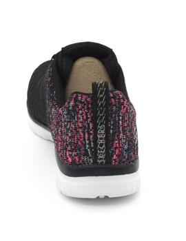 Deportivas Skechers Virtue negro y rosa