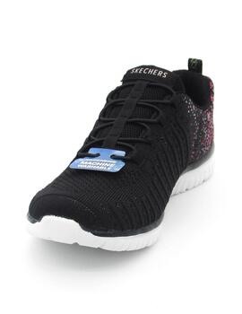 Deportivas Skechers Virtue negro y rosa