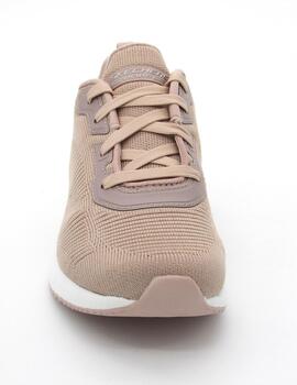 Zapatilla Skechers Bobs Sport Squad rosas 