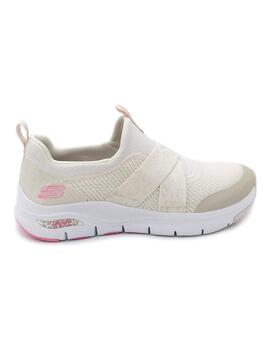 Deportivas Skechers 149717/NTPK beige/rosa mujer