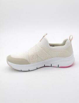 Deportivas Skechers 149717/NTPK beige/rosa mujer