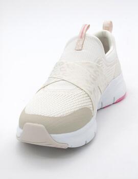 Deportivas Skechers 149717/NTPK beige/rosa mujer