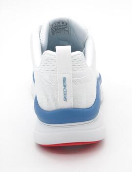 Zapatilla Skechers 149368/WPBL blanco/azul mujer