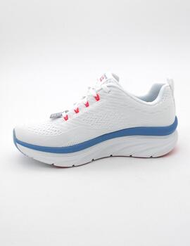Zapatilla Skechers 149368/WPBL blanco/azul mujer
