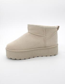 Botín Danka 2818 beige para mujer