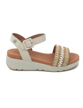 Sandalia Carmela 160590 beige para mujer