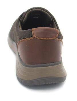 Zapatilla Skechers 204463/OLBR  verde/marrón hombr