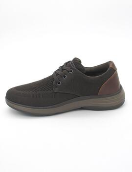 Zapatilla Skechers 204463/OLBR  verde/marrón hombr
