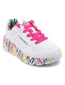 Deportivas Skechers JGoldcrown bca/multicolor