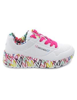 Deportivas Skechers JGoldcrown bca/multicolor