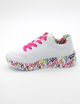 Zapatilla Skechers JGoldcrown bca/multicolor