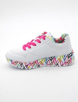 Deportivas Skechers JGoldcrown bca/multicolor