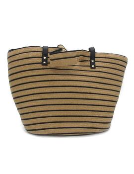 Bolso Gioseppo 68989 beige/negro para mujer