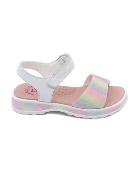 Sandalia Pablosky 416700 blanco/multicolor niña 