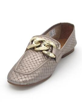 Mocasín Frank 99626 bronce para mujer