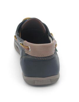 Mocasín Pitillos 4851 marino/piedra para hombre