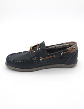 Mocasín Pitillos 4851 marino/piedra para hombre