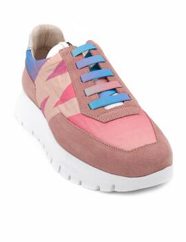 Zapato Deportivo Wonders A-2422 rosa para mujer