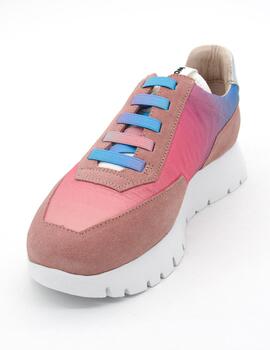 Zapato Deportivo Wonders A-2422 rosa para mujer