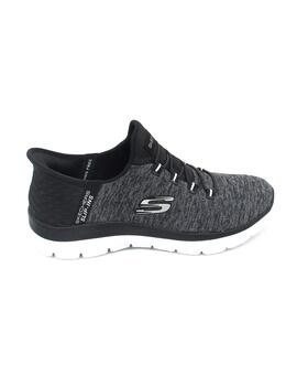 Zapatilla Skechers 149937/BKW negro/bco. mujer