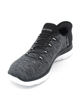 Zapatilla Skechers 149937/BKW negro/bco. mujer