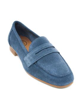 Mocasín Foos INHA 01 azul de mujer