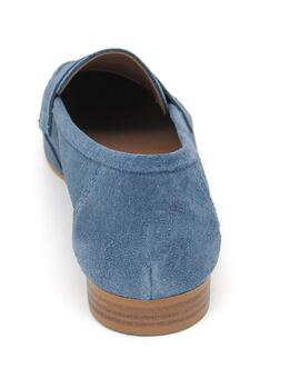 Mocasín Foos INHA 01 azul de mujer