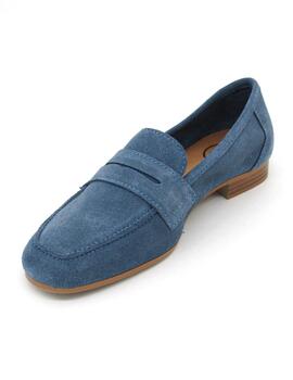 Mocasín Foos INHA 01 azul de mujer