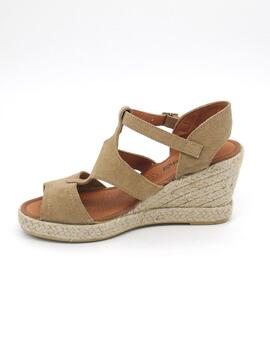 Sandalia Mediterranea 30155 arena con cuña