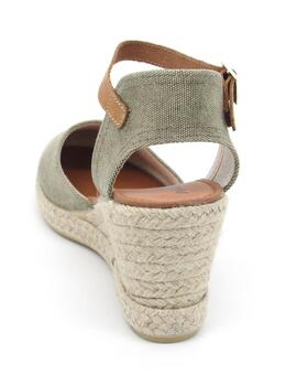 Alpargata Mediterranea 20219 kaki con cuña