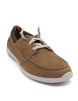 Nautico Clarks GORVIN MOC camel con cordon