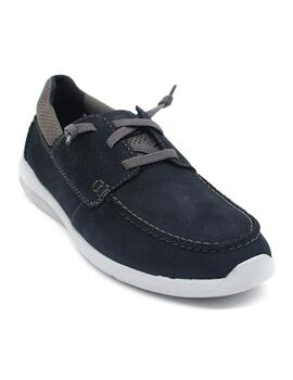 Nautico Clarks GORVIN MOC marino con cordon