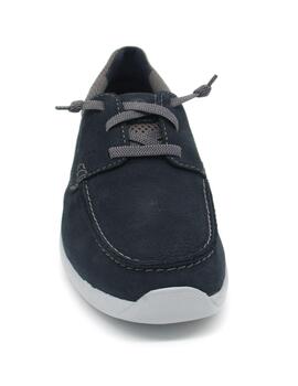 Nautico Clarks GORVIN MOC marino con cordon